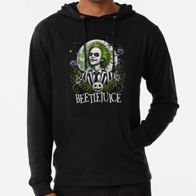 Beetlejuice Gothic Halloween Logo Hoodie