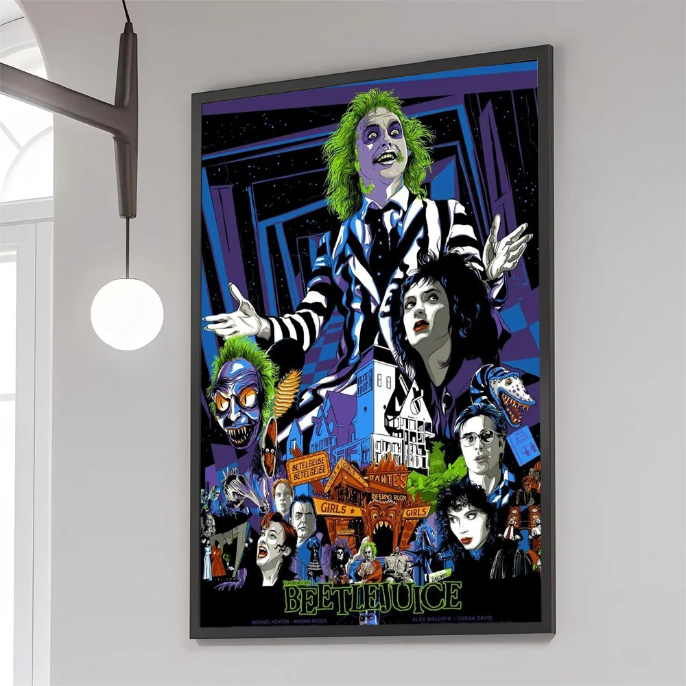 Beetlejuice Wedding Suit Wall Art