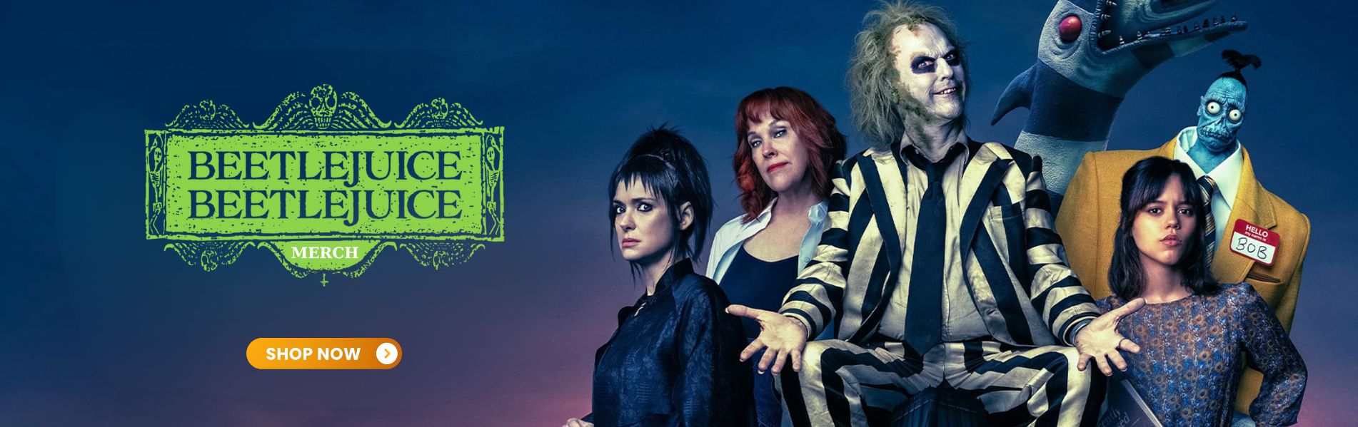 Beetlejuice banner - Beetlejuice Beetlejuice Merch