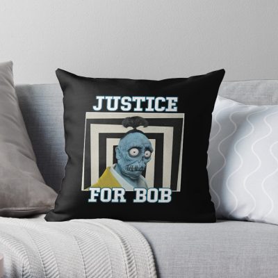 Justice For Bob Beetlejuice Movie Throw Pillow